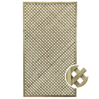 Grigliato in legno Frangivista Clara 100X180 Cm impregnato in autoclave