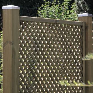 Grigliato in legno Frangivista Clara 100X180 Cm impregnato in autoclave