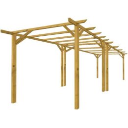 Lumina - Pergola da Giardino 3x6 in Legno