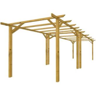 Lumina - Pergola in Legno 3x6 Resistente all'Esterno