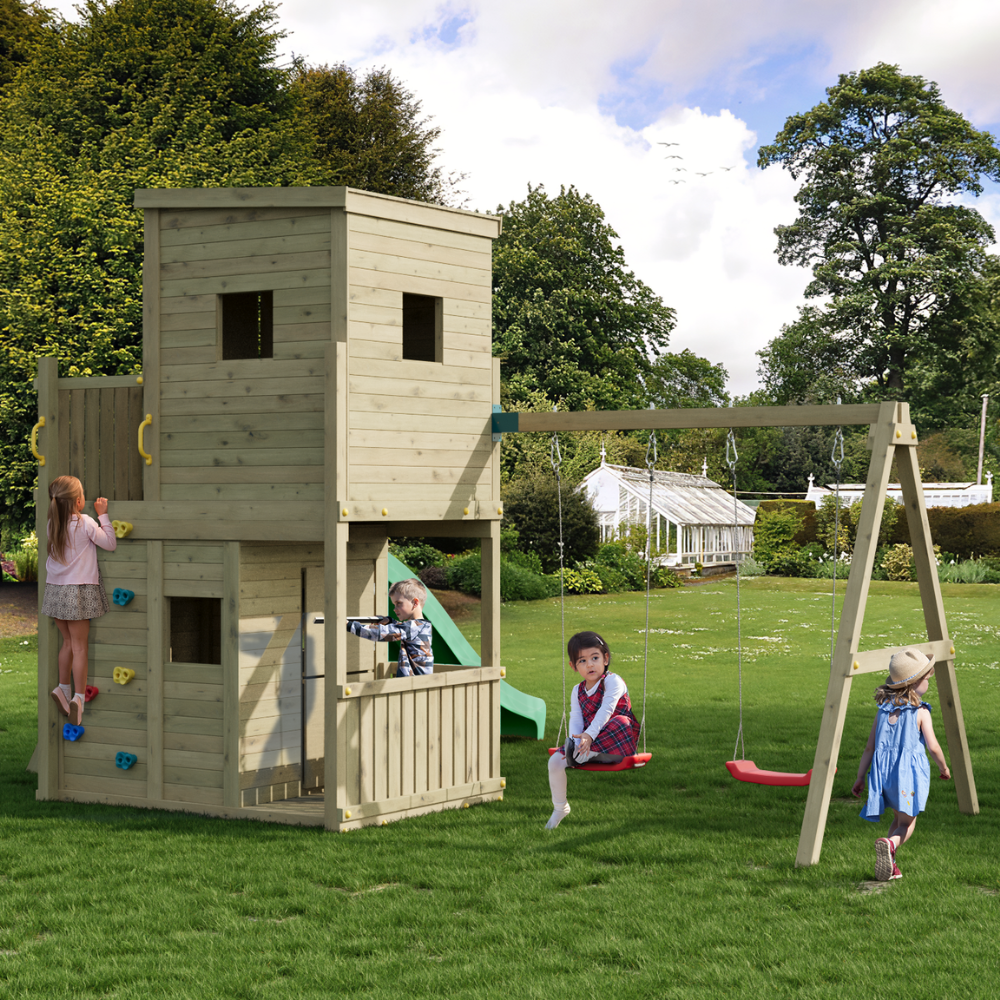 Casetta Scivolo E Dondolo Per Giardino | Crea Il Tuo Parco Giochi Con Sconti Multipli