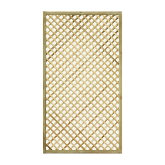 Grigliato in legno a Maglia Diagonale Gaia S 90x180 Cm Color Naturale impregnato in autoclave