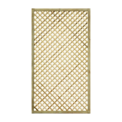 Grigliato in legno a Maglia Diagonale Gaia S 90x180 Cm Color Naturale impregnato in autoclave