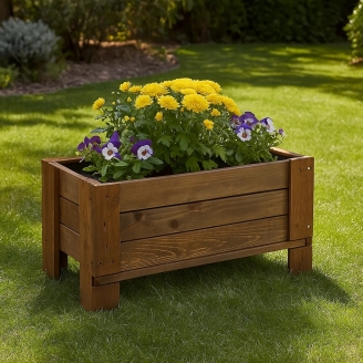 Fioriere in legno - Giardiniera in legno da esterno GardenBox Small