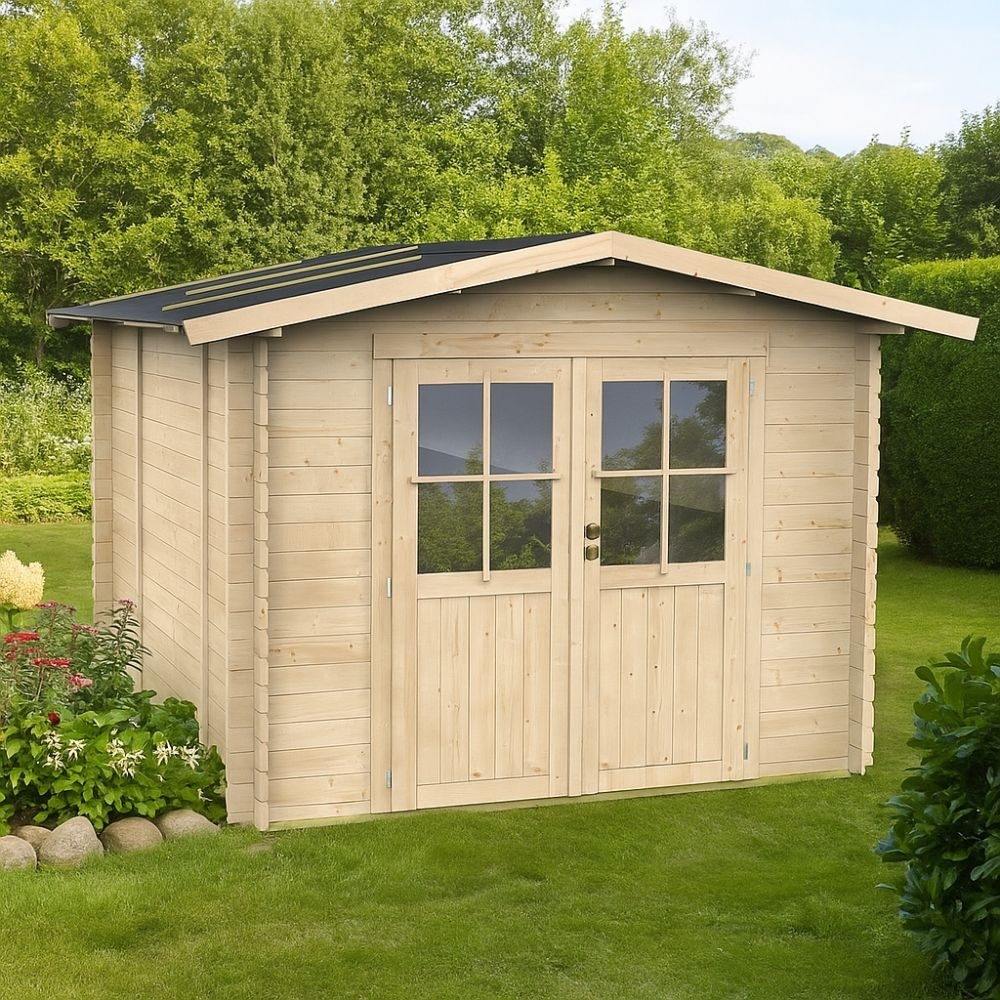 Casetta in legno Per Attrezzi Willa 215x249 cm con porta doppia finestrata