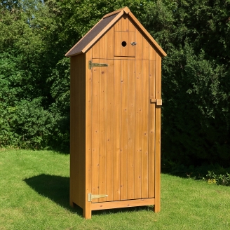 Mobiletto in legno da esterno Utile 3 - 77x54x197 Cm