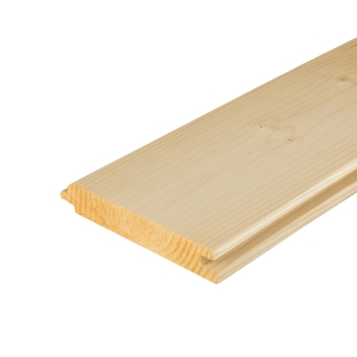 Confezione 10 pz Perlina in Legno di Abete Massello 1x10x200 cm - per Perlinato Fai da Te