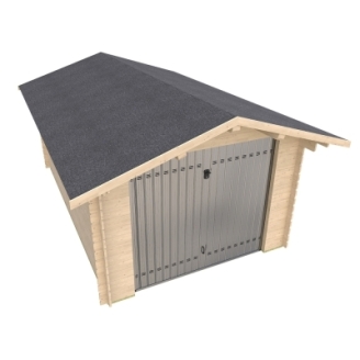 Garage in Legno Amleto 320x500 cm – Spessore Pareti 28 mm