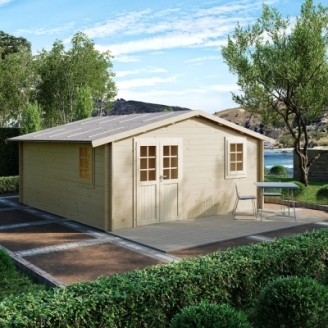 Casa in legno Angelica 500x500 cm, spessore 45 mm