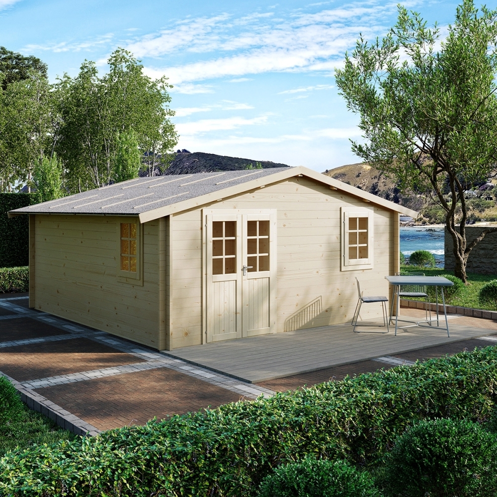 Casa in legno Angelica 500x500 cm, spessore 45 mm