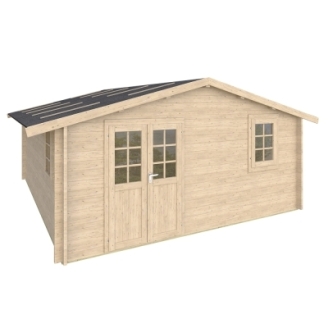 Casa in legno Angelica 500x500 cm, spessore 45 mm