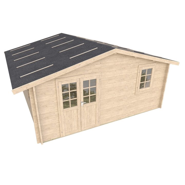 Casa in legno Angelica 500x500 cm, spessore 45 mm