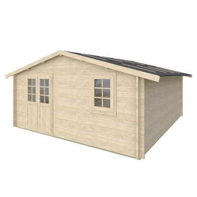 Casa in legno Angelica 500x500 cm, spessore 45 mm