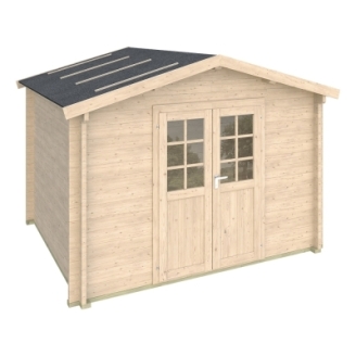 Casa in legno Aida spessore 45mm dimensioni 310x310cm