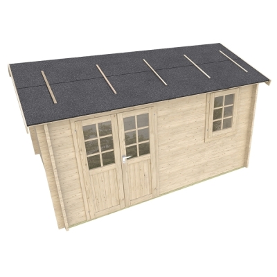 Casa in legno Turandot 410x310 cm spessore 45 mm