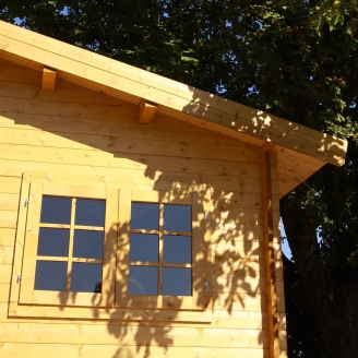 Casa in legno Aida spessore 45mm dimensioni 310x310cm