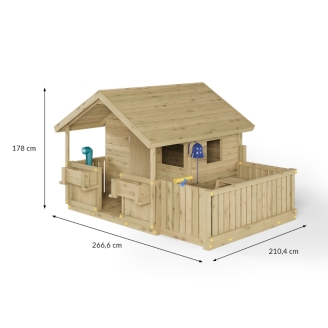 Casetta per Bambini in Legno Fungoo Sunny Bandcore – Gioco da Giardino