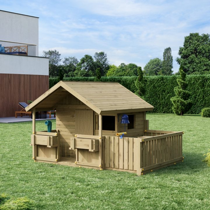 Casetta per Bambini in Legno Fungoo Sunny Bandcore – Gioco da Giardino
