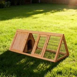 Struttura in legno per animali Farm 4 - Casetta 118x50x45 cm