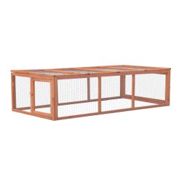 Recinto in Legno per piccoli Animali Farm 8 - 180x90x48 cm
