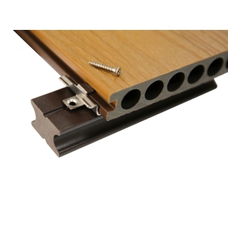Kit Pavimento Decking WPC Zeus 3 mq Grigio | Tavole + sottofondo + clip