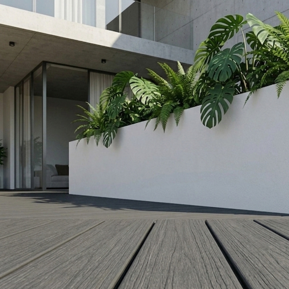 Kit Pavimento Decking WPC Ercole 3 mq Bicolore Light-Dark Grey