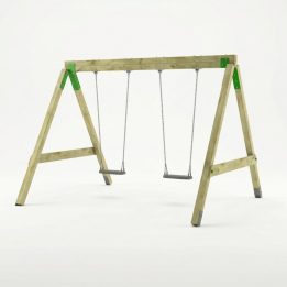Altalena in Legno FunForte Swing a Due Posti per Uso Pubblico