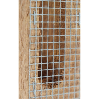 Mangiatoia per Uccelli Finch in Legno di Conifera 10,5x10,5x18,5 cm