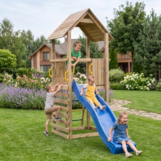 Scivolo in legno Fungoo Carol 1 gioco per giardino struttura in legno