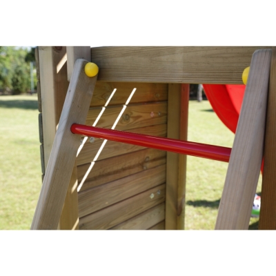 Scivolo e Altalena in legno Fungoo Funny 3 gioco in legno per giardino