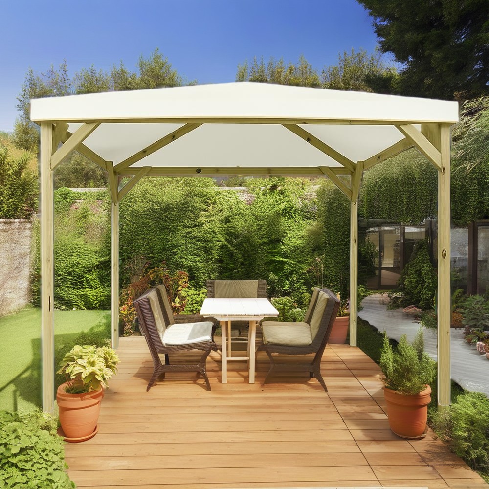 Proteggere gazebo e pergole in legno in autunno