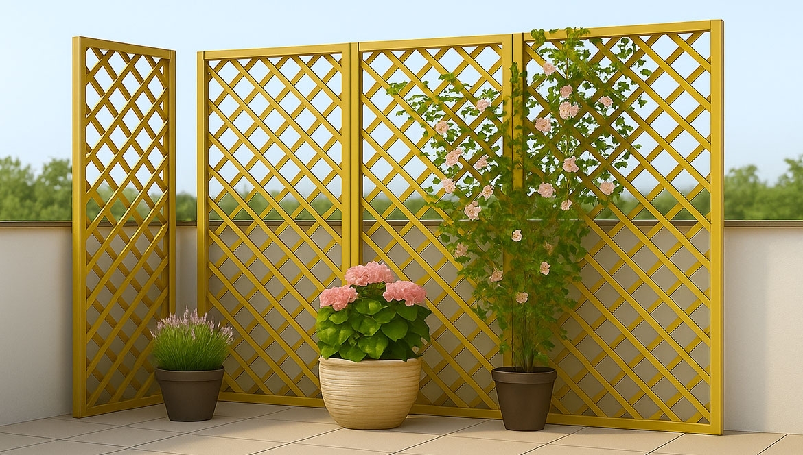 Pannelli in legno per terrazzo: più privacy e natura con i pannelli Gaia
