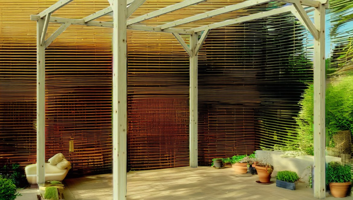 Gazebo e Pergole Grandi in Legno per il Giardino